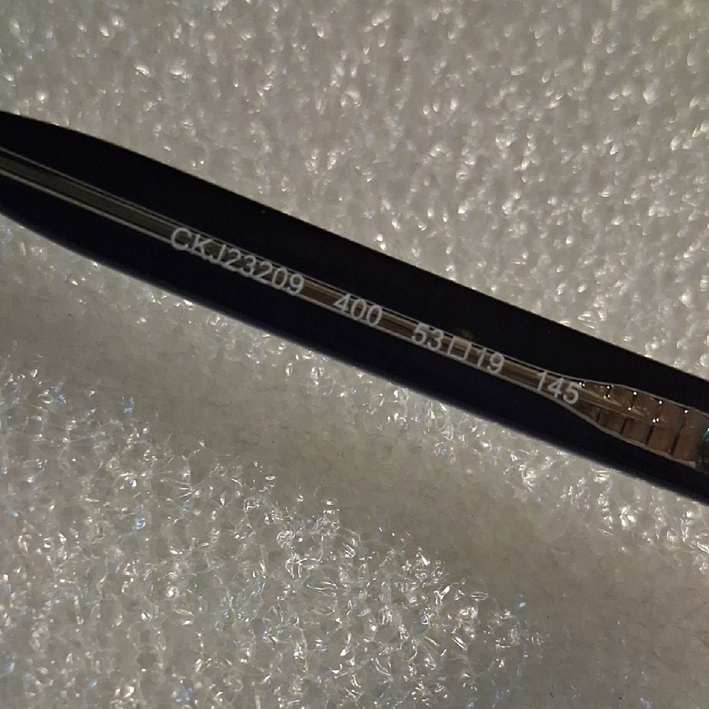 Calvin Klein Black and Silver Eyeglasses - Picture 9 of 13